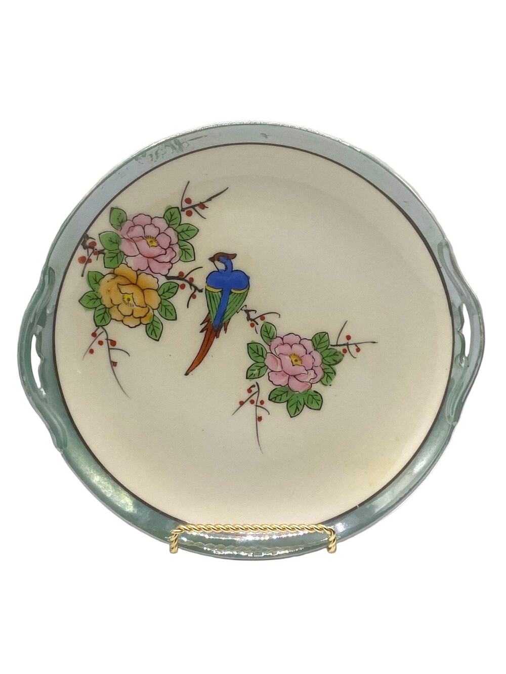Vintage japanese lusterware plates